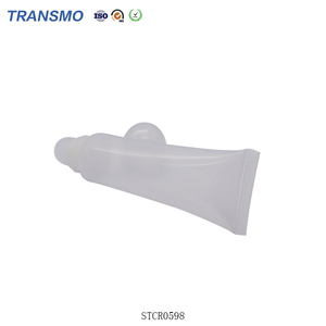 Factory Supply 15ml <b>Clear</b> Cosmetic Squeeze Tubes Lip <b>Gloss</b> Containers with Applicator - Product Image 5