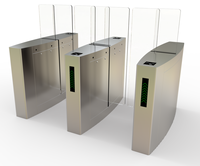 CE Secure High-Speed Automatic Pedestrian Gate for Gyms 304 Stainless Steel Full Sliding Speed Face Recognition Access Turnstile