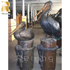 Statue de <span class=keywords><strong>Pelican</strong></span> en Bronze de grande taille, décor de parc extérieur, maison jardin, <span class=keywords><strong>à</strong></span> <span class=keywords><strong>vendre</strong></span> - Product Image 6