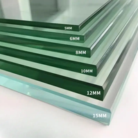 Verre trempé industriel solide de 10 mm pour porte de douche, escalier, supermarché et structure scolaire, écologique, meilleur prix