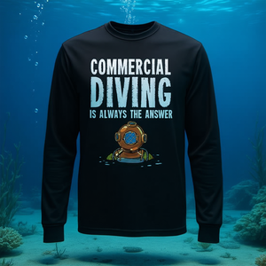T-shirt à manches longues pour plongée commerciale, vêtements de plongée - Product Image 3