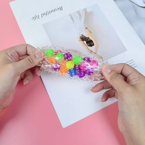 Juguete Antiestrés Suave de TPR, Bola de Cuentas Simulada, Juguete Sensorial de Rebote Lento, Juguete Blandito Seguro para Niños y Adultos - Product Image 3