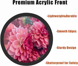 Cadre photo moderne en MDF durable et écologique avec bords polis et couvercle en verre transparent pour décor de salon, de chambre à coucher ou de bureau - Product Image 2