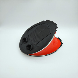 Pompe à air portable pour SUP gonflable et <span class=keywords><strong>bateau</strong></span> de piscine, avec pédale et buse interchangeable, et long tuyau accordéon - Product Image 2