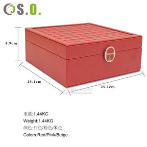 Custom Logo PU Leather jewelry <b>box</b> <b>Ring</b> <b>Box</b> Earring Bracelet Necklace Luxury Jewelry <b>Box</b> Packaging - Product Image 5