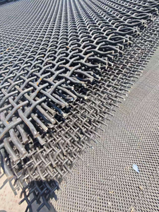 メーカー卸売カスタム無地織りスクリーン黒鋼ワイヤメッシュフィルター鉱山用振動ドラムスクリーン - Product Image 5