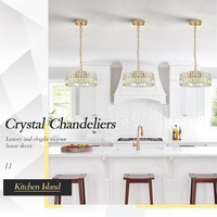 Décoration d'intérieur moderne et élégante, luminaire suspendu en cristal noir, éclairage LED pour restaurant, îlot de cuisine, chambre à coucher, chevet, câble réglable