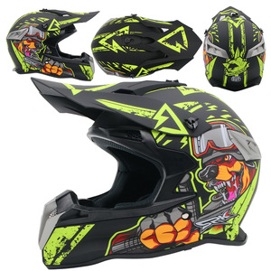<span class=keywords><strong>Casque</strong></span> de moto intégral double sport de qualité supérieure 2026, logo personnalisé, homologué DOT, double masque, nouvelle taille grande pour les jeunes - Product Image 4
