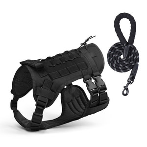 Rompi hewan peliharaan reflektif tanpa tarikan, rompi hewan peliharaan reflektif kelas militer taktis untuk layanan latihan untuk anjing besar - Product Image 6