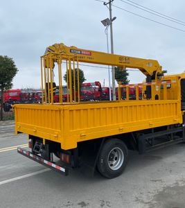 Hot bán xe tải cẩu 2ton 4ton 5 tấn 6.3ton 7ton 8ton thẳng bùng nổ cần cẩu để bán miễn phí người duy nhất Treo Giỏ với CE - Product Image 4