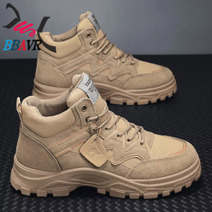 Zapatos de Hombre, Botas Antideslizantes de Primavera, Nuevas, Transpirables, de Moda, Versátiles, con Suela Gruesa, Impermeables, Casuales, para Senderismo, Trabajo al Aire Libre - Product Image 3
