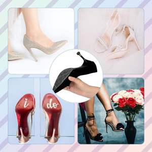Autocollant de protection de semelle Chaussures pour femmes Semelles antidérapantes résistantes à l'usure universelles adaptées aux chaussures plates à talons hauts - Product Image 6