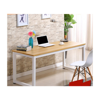 Kainice Table d'ordinateur moderne à cadre en acier, vente en gros de chaises et table d'étude au design contemporain pour la maison