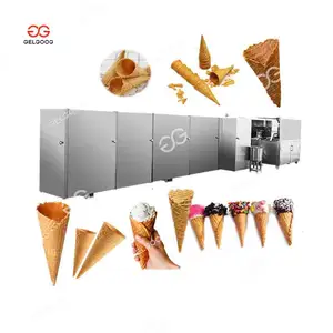 Automatic Ice Cream Cone Molds Baking Machine Waffle Ice Cream Cone Machine