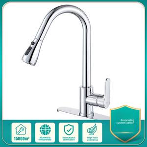 Grifo de cocina Monomando de procesamiento personalizado con válvula de cerámica Grifo multifuncional de <span class=keywords><strong>agua</strong></span> fría y caliente <span class=keywords><strong>para</strong></span> uso en el baño - Product Image 5