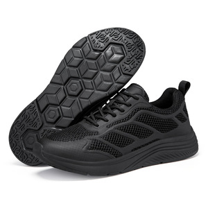 Chaussures de sécurité en maille 3539 pour hommes, embout en acier, semelle antidérapante en caoutchouc, usage en usine, toutes saisons, respirantes - Product Image 5