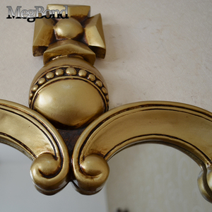 Bền và thanh lịch polyresin Hoàng Gia vương miện tường trang trí Gương phòng tắm treo tường gương cho nhà vệ sinh sử dụng - Product Image 4