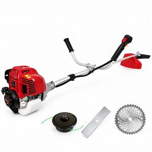 Offre Spéciale – Débroussailleuse thermique 25 cm³ 4 temps à fixation latérale pour l'agriculture, la tonte en bordure de route et le désherbage, certifiée CE, avec lame métallique - Product Image 2