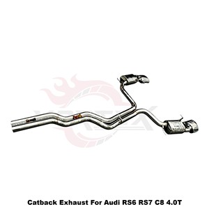 Vortex Sport Sound Valved Stainless Steel <b>Exhaust</b> System Fits Audi RS6 RS7 C8 4.0T 2016-2025 Racing Setup - Product Image 3