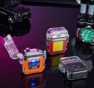 Đèn Khò Điện Mini Sạc Được Cổng USB Kép Chống Nước Thiết Kế Mới Có Đèn Pin LED Dùng Cho Cắm Trại Ngoài Trời - Product Image 4