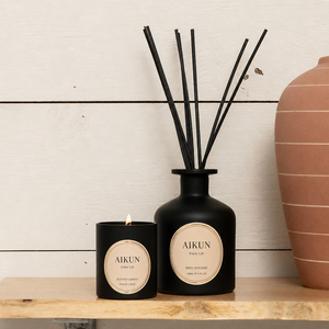 Difusor <span class=keywords><strong>de</strong></span> Aromas <span class=keywords><strong>de</strong></span> Vidrio Redondo <span class=keywords><strong>de</strong></span> Lujo AIKUN con Varillas Aromáticas Negras para Dormitorio, Baño, Hotel, Exhibición <span class=keywords><strong>de</strong></span> Fragancias - Product Image 3