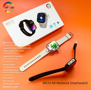 Reloj Inteligente DF MS10 4G Android con CPU de Cuatro Núcleos AMOLED y SIM Global Independiente, Videollamadas, Reloj Inteligente Deportivo para la Salud - Product Image 1