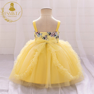 <span class=keywords><strong>Vestido</strong></span> floral <span class=keywords><strong>para</strong></span> niñas FSMKTZ con tirantes finos, flor amarilla, suministro ODM, <span class=keywords><strong>vestido</strong></span> de fiesta de comunión y cumpleaños <span class=keywords><strong>para</strong></span> niños <span class=keywords><strong>para</strong></span> bebé - Product Image 2