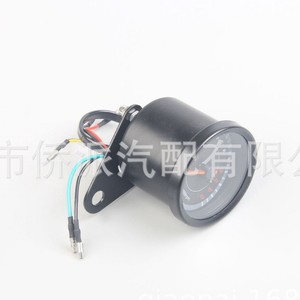 Tacómetro electrónico retro de 13000 rpm, medidor universal para motocicleta, carcasa negra de plástico ABS para actualización y reacondicionamiento - Product Image 4