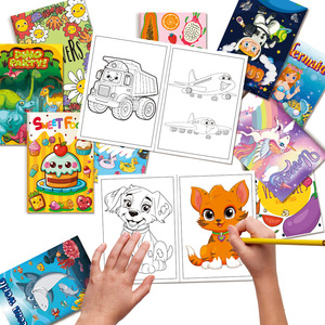 Wholesale Custom 20 Pack Small Coloring <b>Books</b> Cardboard Paper Party Favors for Kids Mini Activity <b>Books</b> for Boys and <b>Girls</b> - Product Image 4