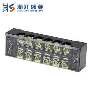 Ban đầu mới <span class=keywords><strong>TB</strong></span> loạt <span class=keywords><strong>TB</strong></span>-1506 đôi hàng khối thiết bị đầu cuối Brass liên hệ với vít kết nối công nghiệp sử dụng 25A max liên tục AMP - Product Image 4