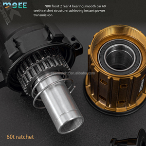 Set di Ruote da Corsa SeeMore Titanium 60T con Sistema a Cricchetto, Cerchi in Fibra di Carbonio da 50mm Pronti per l'Installazione di Nastro - Product Image 6