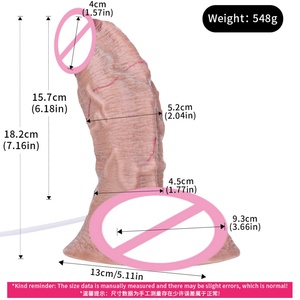 Juguete Sexual Realista de 7.56 Pulgadas con Función de Eyaculación, Tapón Anal con Ventosa, Juguete Sexual Femenino Realista para Mujeres - Product Image 6