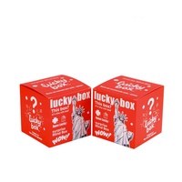 Cajas Rígidas Hechas a Mano con Impresión Personalizada al por Mayor, Caja de Cartón Plegable a Color, Impresión Offset de Cuatro Colores, Regalo Artesanal, Lucky Mall