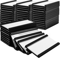 Penyangga Label Strip Magnetik Profil C dengan Tempat Kartu Data dan Film Pelindung untuk Rak Gudang
