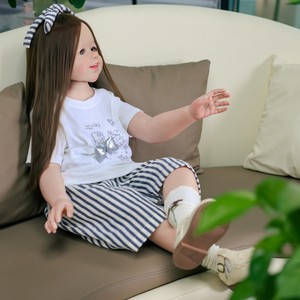 120cm Extra Grote Vinyl Modepop Reborn Levensechte Simulatie Rustgevende Gezelschap Realistische Proportionele 5-7 Jaar Unisex - Product Image 5