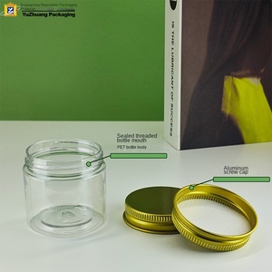 Bán Buôn 47 Răng 30G Pet Chai Nhựa Rộng Miệng Trong Suốt Đồ Ăn Nhẹ/Mỹ Phẩm Lon Kín 50G Cơ Sở Chất Liệu Cho Mắt Kem - Product Image 4