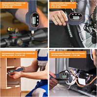 Juego de Destornillador de Torque Digital GOYOJO de 1/4'', Torque Ajustable de Alta Precisión, Mango Antideslizante para Reparación de Muebles y Vehículos