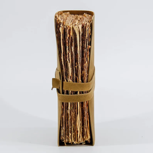 Handmade Leather Grimoire Journal Deckle Edge Paper <b>Book</b> of Shadows, Rustic Vintage Spell Notebook - Product Image 6