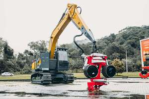 Mini-pelle électrique 15 kW XE27CREV, capacité de 3,2 tonnes, pour <span class=keywords><strong>les</strong></span> travaux de fondation de bâtiments écologiques et <span class=keywords><strong>les</strong></span> aménagements paysagers durables - Product Image 2