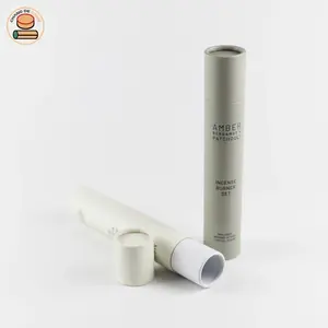Custom Packaging Push Up Paper Tube For Perfume Bottle Eco Cylinder Paper Tubes For Natural Ingredients Body Deodorant