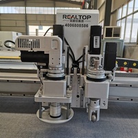 Realtop Industrielle Kartonherstellungsmaschine Wellpappe-Schneideplotter Flachbett-Schneidemaschine