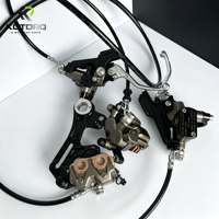 Kit de Freinage KOTORQ Ultra Bee-Spec pour Conversion E-Ride Pro SS 2.0 – Étriers Hydrauliques Avant et Arrière, Leviers et Tuyaux – Amélioration pour Moto Tout-Terrain