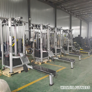 Macchina Multifunzione per Allenamento della Forza, Attrezzatura Commerciale per Palestra con Carico a Pesi, Stazione Fitness Multipla a 4 Postazioni - Product Image 6