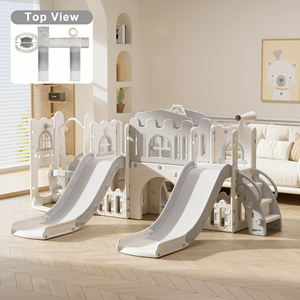 Struttura per arrampicata multifunzione per bambini al coperto Play <span class=keywords><strong>House</strong></span> per bambini e bambini sala giochi giochi in plastica altalena e scivoli per bambini giocattolo scorrevole - Product Image 2