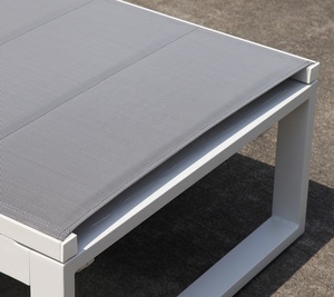JN Offres Spéciales Bancs de jardin extérieurs Tube d'aluminium <span class=keywords><strong>Piscine</strong></span> Chaises longues Chaise longue - Product Image 6