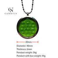 Pendentif Bio-Énergétique de Soins de Santé, Technologie Japonaise, Pendentif Volcan, Collier à Ions Négatifs
