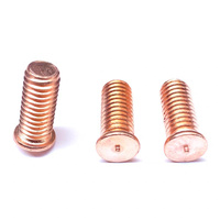 Vis à souder en acier au carbone plaqué cuivre, tailles M3 à M12, pour châssis automobile, carrosserie et panneaux de porte, usage professionnel