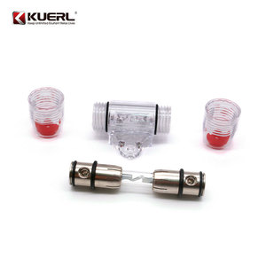 KUERL ที่ใส่ฟิวส์ 80x18 มม. โลหะผสมสังกะสี สายไฟฟ้าเสียงรถยนต์ ท่อฟิวส์ พร้อมซีลยาง สำหรับระบบไฟฟ้าในรถยนต์ - Product Image 4