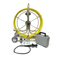 Caméra d'inspection des égouts HD avec tige de poussée et vue à 360° °   Caméra rotative, sonde flexible et câble de 20-120 m pour l'inspection des canalisations