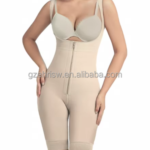 Faja larga con mayor cobertura <span class=keywords><strong>para</strong></span> <span class=keywords><strong>mujer</strong></span> de talla grande Push up Bra Trimmer Body Bra Back Fat Posture Shapewear Top Tank Shaper - Product Image 1